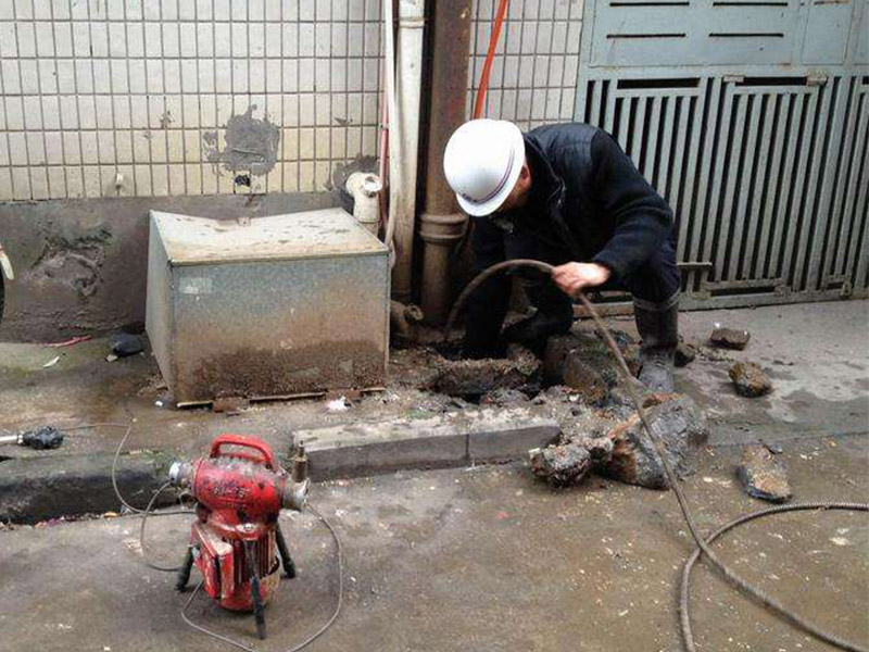 自流井疏通下水道-洗菜池疏通